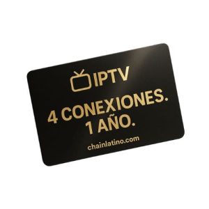 IPTV 4 conexiones 1 año