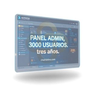 Autodesk Admin Panel Educación 3000 usuarios 3 años